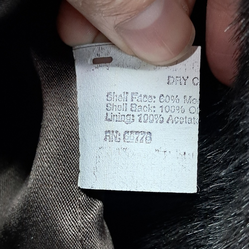 Vintage G. Caseratti Originals Faux Fur Coat Brown Modacrylic USA Made 18W - Picture 5 of 11